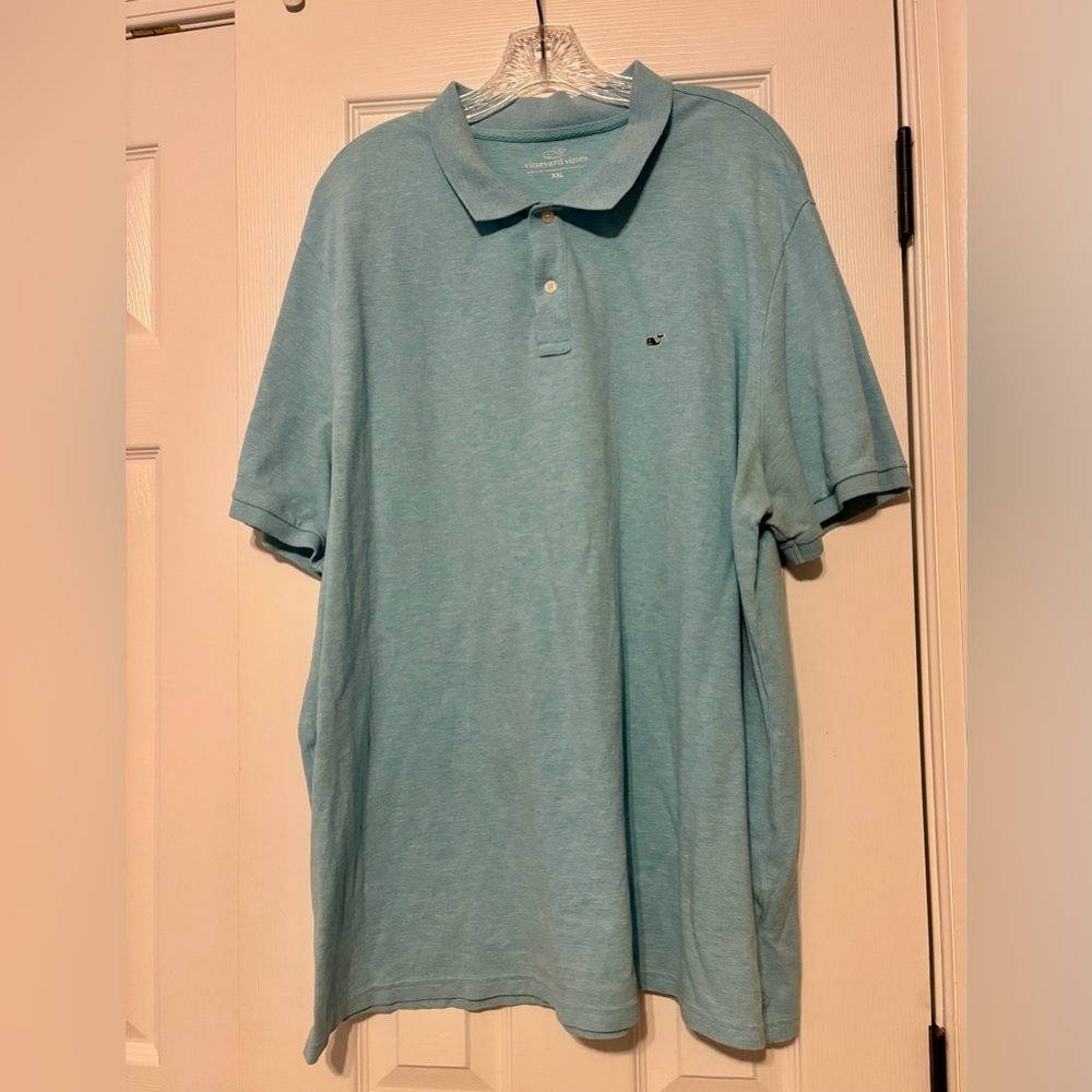Vineyard Vines men’s XXL polo. Sky blue. Excellent condition